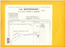 BERTRY (59) USINE / TRICOTS & CONFECTION "LA BERTRESIENNE / DOUAY & GAMBIER" 