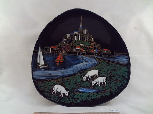 Assiette longwy émaux sur - longwy,
