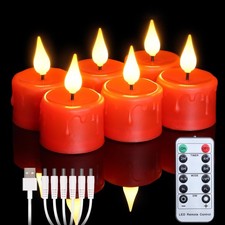 6 bougies chauffe plat LED