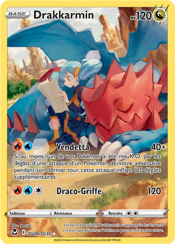Carte pokémon drakkarmin - pokémon,