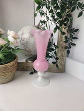Vase en Opale Rose Vintage -