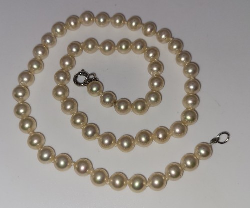 Collier perles verre - collier,