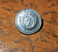 Bouton de collection etain  du