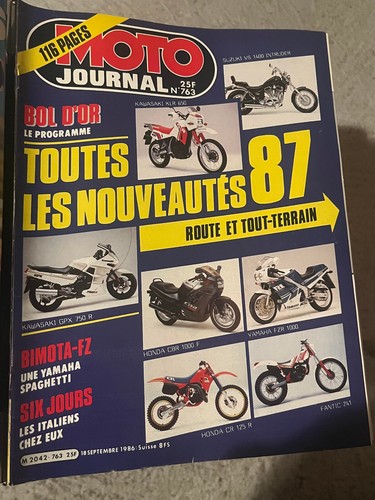 Moto journal 763 revue - n°763,