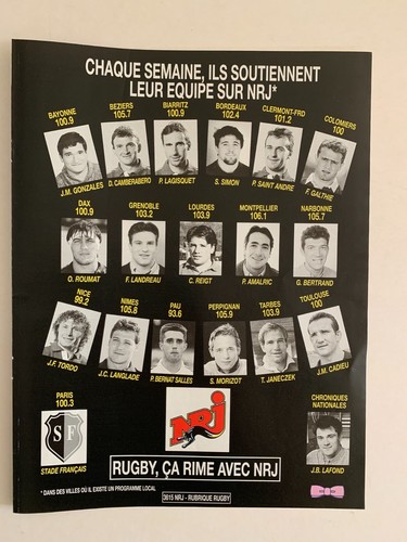 Publicite 1993 nrj stade - 1993,