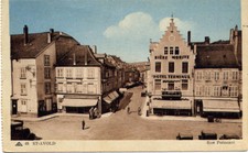 (57) ST AVOLD Rue Poincaré Hotel terminus, bière moritz (Moselle) (d)