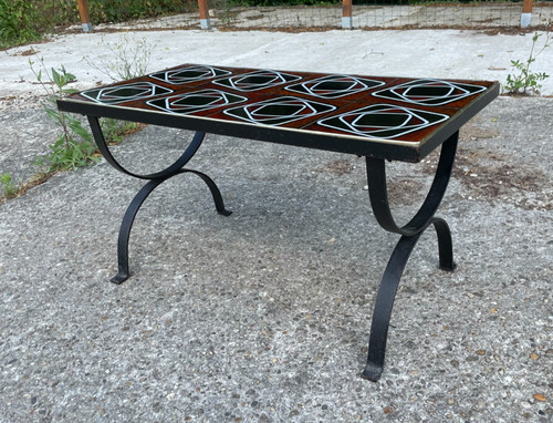 Table basse fer forgé et - fer,