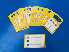 TRIVIAL PURSUIT Lot 50 Cartes Jeu Edition CASTORAMA FAMILLE JUNIOR Question