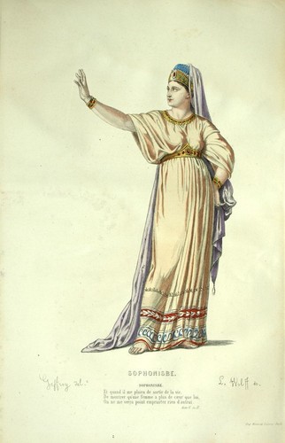 Sophonisbe costume théâtre - costume,