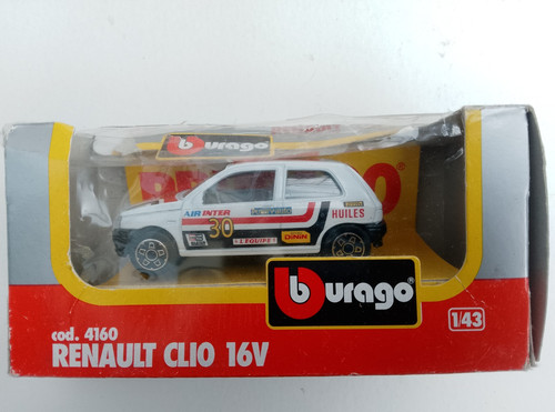 Burago renault clio - burago, 16v