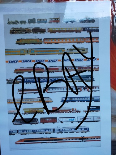 Affiche plastifiée sncf - plastifiée,