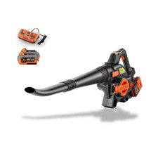 FUXTEC Souffleur de feuilles à batterie 40V 2in1 FX-E2LBS, SET avec 2x batteries