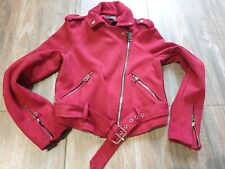 Manteau Bershka Rouge, taille XS, très bon état
