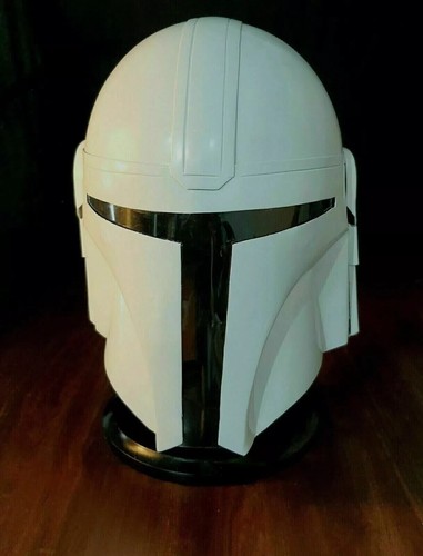 Casque acier mandalorian - en,