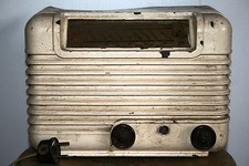 poste radio L.L transistor à lampe design vintage années 40 50 moderniste
