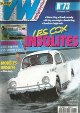 VW MAGAZINE N°73 LES COX INSOLITES / MINI-DAILY / WATER BUG / BREAK WOODY