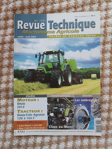 Revue technique deutz fahr - revue,