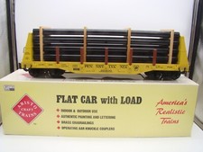 ARISTOCRAFT - 46406 - BULKHEAD 40FT FLAT CAR PENNSYLVANIA - ECHELLE G - ANCIEN -