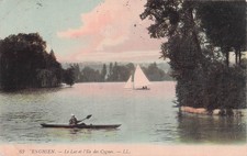 95 ENGHIEN LES BAINS LE LAC ET L ILE DES CYGNES