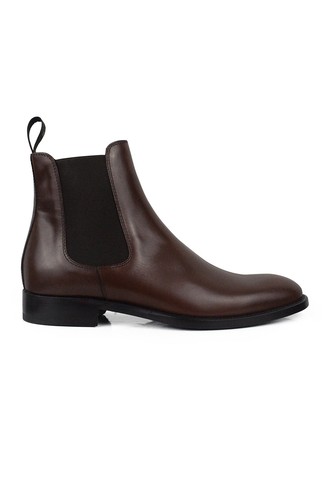 Leather boots