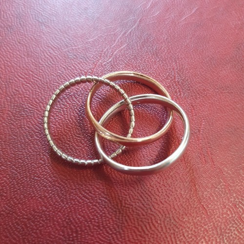 Bague anneaux argent - bague,