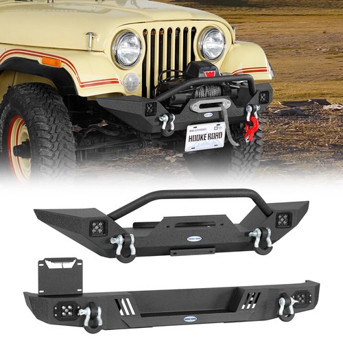 Steel front rear bumper led - steel,