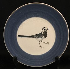 Marcel GUILLOT - SUPERBE ASSIETTE -  SÉRIE OISEAU - BERGERONNETTE GRISE  1