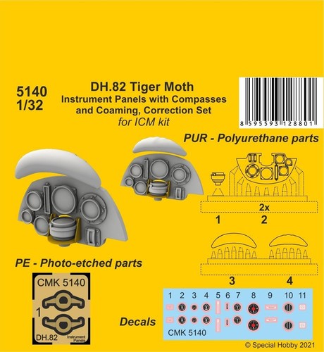 Tiger moth instrument p - tiger,