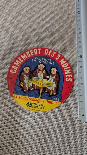 étiquette ancienne fromage - Étiquette,