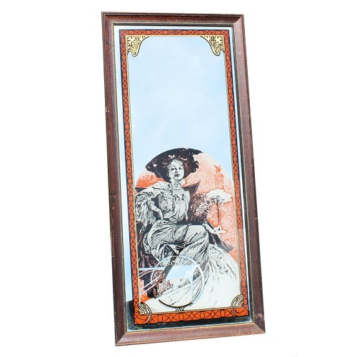 Grand miroir mural