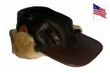 Casquette Aviateur Cuir