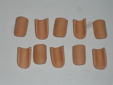 10 tuiles rondes en terre