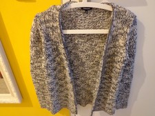 Cardigan femme More&More taille : 34 ; noir et blanc