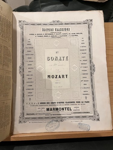 Mozart sonate pour piano 1 - sonate,