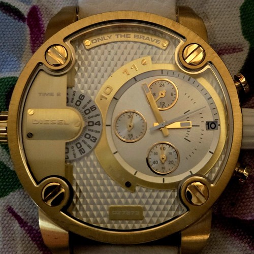 Watch diesel dz7273 white - diesel, big