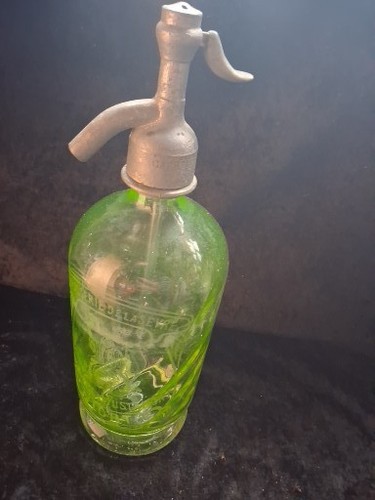 Ancienne bouteille eau seltz - bouteille, d