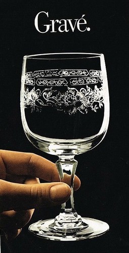 Série six verres à - six,