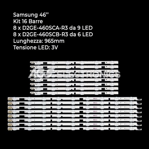 Kit barres rayures led - 16,