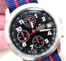 ANCIEN MONTRE LEXOR VINTAGE ,MODEL  MIXTE MULTI-CHRONO , DATE,TBEG ET FONCTIONS
