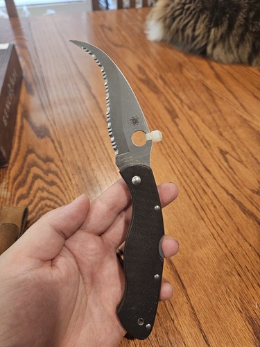 Spyderco civilian folding - g-10,