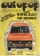 AUTOPOP 11 1972 FIAT 128 RALLY BMW 3.0 Si JEBE 1600 JOSE NOGARO COUPE ACIF
