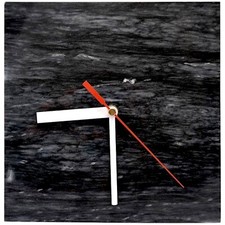 Horloge Murale En Marbre Noir