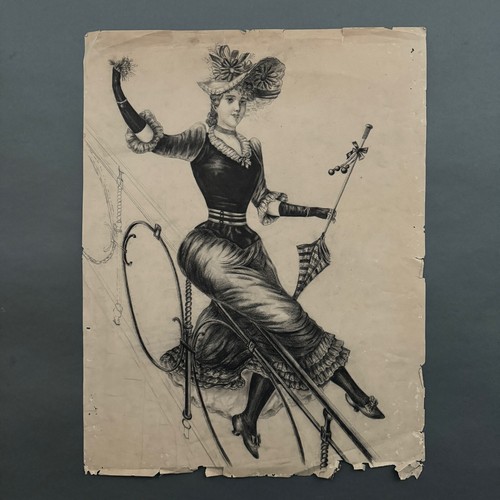 Dessin des beaux arts femme - femme, en