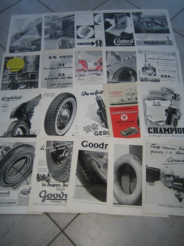 Lot publicités de - de, 20