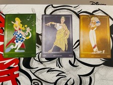 Carte Panini Astérix Sine Tempore Aquarelle /Color Card (85B, 86B, 87B)