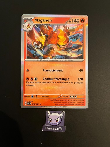 Carte pokémon maganon 010 091 - carte, 010/091