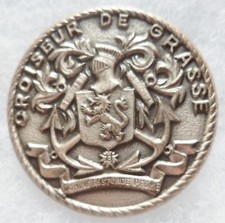 Croiseur DE GRASSE  insigne Marine Nationale France ORIGINAL variante non marqué