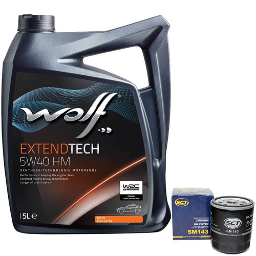 Moteur kit 5w40 litre - 5,