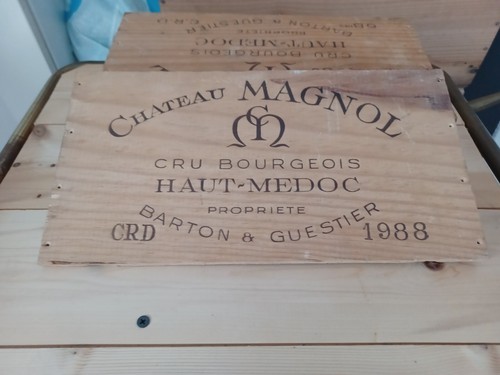 Plaque vin bois château - vin,
