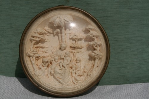 Cadre bas relief - cadre, religieux.